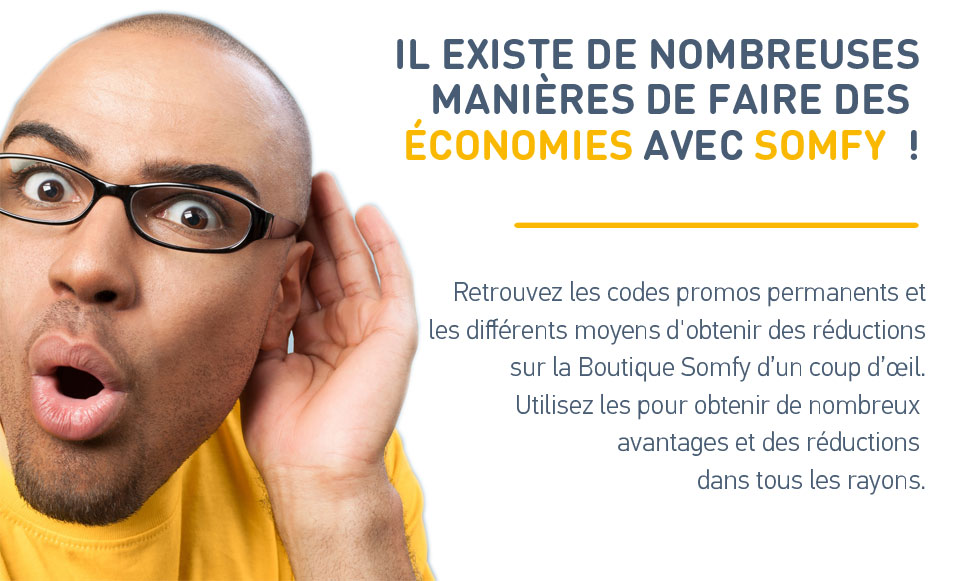 code promo Somfy - bon d'achat - discount