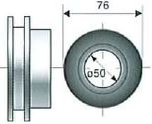 50mm TAKE UP SPOOL (For Roman Blinds) - 1780631 - 1 - Somfy