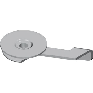 Consola prindere pivotanta - zincata, prindere in tavan - 1780906 - 1 - Somfy