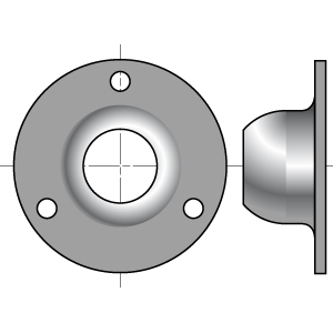 HOLDER FOR NYLON BALL 9028665 - 1781030 - 1 - Somfy