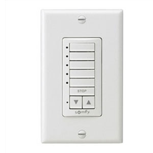 DECOFLEX 5 CHANNEL RTS WALL SWITCH WHITE - 1810813 - 1 - Somfy