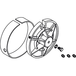Kit adapt. LT90 para eixo 133 X 2,5 - 9013530 - 1 - Somfy