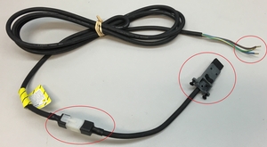 RTS/ILT BLACK Cable 2.5m with in-line connector - 9015795 - 1 - Somfy
