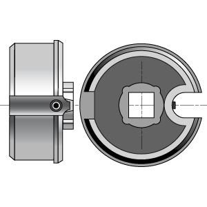 PLUG END D63 WITHOUT SHAFT - 9129632 - 1 - Somfy