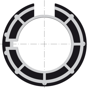 CROWN Ø 50mm x 2mm MADOPRON TUBE - 9132139 - 1 - Somfy
