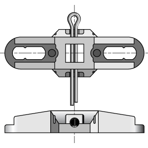 FIXING POINT BRACKET - 9137029 - 1 - Somfy