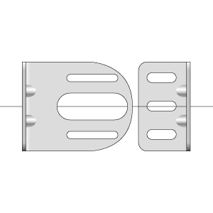 ADJUSTABLE ANGLE BRACKET - 9410639 - 1 - Somfy