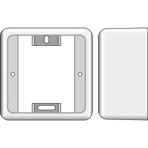 SURFACE BOX FOR CENTRALIS INDOOR RECEIVER - 9154122 - 1 - Somfy