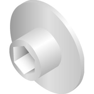 6 mm hatszög zárógyűrű - 9162142 - 1 - Somfy