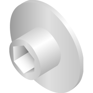 RING 25/35 HEXAGONAL 6mm - 9162142 - 1 - Somfy