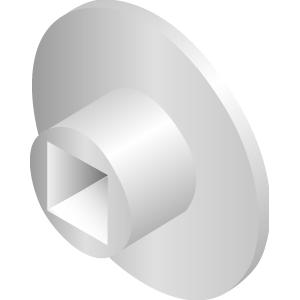 5 mm négyszög zárógyűrű - 9162143 - 1 - Somfy