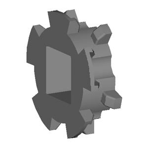 Pogonski kotačić za lanac Ø 4.5X12mm ili uzicu Ø3,1 - 9163910 - 1 - Somfy