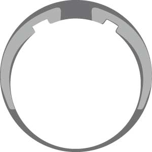 CROWN Ø 70mm ALUM. KEYWAY Perma, HD, Turnils - 9277167 - 1 - Somfy