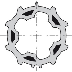 Roda motriz ZF 54 - 9410423 - 1 - Somfy