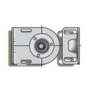 ZINC PLUG END ANGLE BRACKET D10 Pin - 9410635 - 1 - Somfy