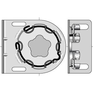 ZINC ANGLE MOTOR BRACKET - 9410651 - 1 - Somfy
