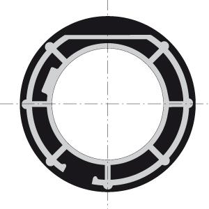 CROWN TUBE Ø 102 x 2mm ROUND TUBE - 9420370 - 1 - Somfy