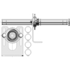 INTERMEDIATE BRACKET (Use with 4 wheels) - 9420673 - 1 - Somfy