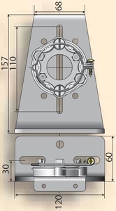 HIGH LOAD BRACKET 50/60mm - 9430601 - 1 - Somfy