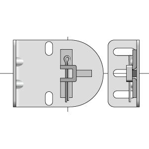 Nosač motora LS40 za rolo platno - 9410665 - 1 - Somfy