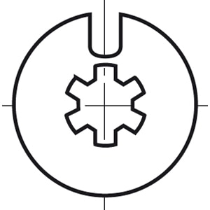 Roda LS40 p/tubo 50x1,5mm - 9701210 - 1 - Somfy