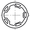 WHEEL Ø 50mm WITH EXTERNAL KEYWAY - 9704080 - 1 - Somfy