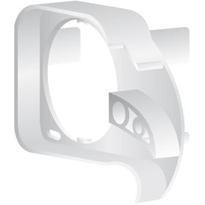 Guia corrente frontal branca esq. - 9709814 - 1 - Somfy