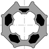 WHEEL Ø 60mm OCTAGONAL TUBE - 9751001 - 1 - Somfy