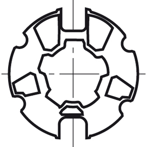 LT50 WHEEL FOR TUBE D74 - 9751009 - 1 - Somfy