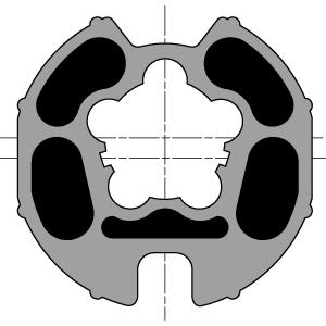 LT50-60 WHEEL FOR TUBE D78 DOH NER - 9761005 - 1 - Somfy