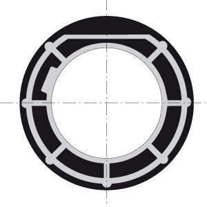 Adapter, nyolcszögű 102 - 9762013 - 1 - Somfy