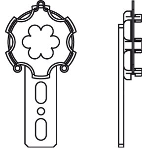 Suporte ajustável Op. HiPro - 9763501 - 1 - Somfy