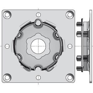 Suporte de chapa extrudida Op. LT50 - 9763508 - 1 - Somfy