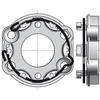 UNIVERSAL ZAMACK BRACKET WITH THREADING - 9910001 - 1 - Somfy