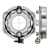 UNIVERSAL ZAMACK BRACKET WITH LOCKING RING - 9910003 - 1 - Somfy