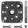 SQUARE BRACKET WITH MULTIPLE FIXING POINT - 9910040 - 1 - Somfy