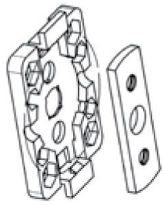 Standardni nosač za rolete za CD 35 motor - 2203020 - 1 - Somfy