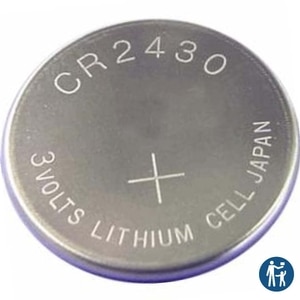 BATTERY LITHIUM 3V CR2430 FOR TELIS, CENTRALIS RTS, SITUO RTS - 9014943 - 1 - Somfy