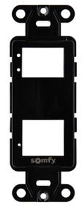 DECOFLEX FACE PLATE 2 CHANNEL, BLACK - 9018985 - 1 - Somfy