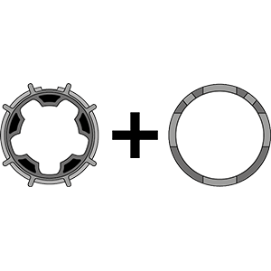 LT60 CROWN FOR TUBE OCTO 70 - 9705340 - 1 - Somfy