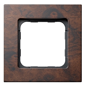 Solid Walnut - dió, szimpla keret - 9015237 - 1 - Somfy